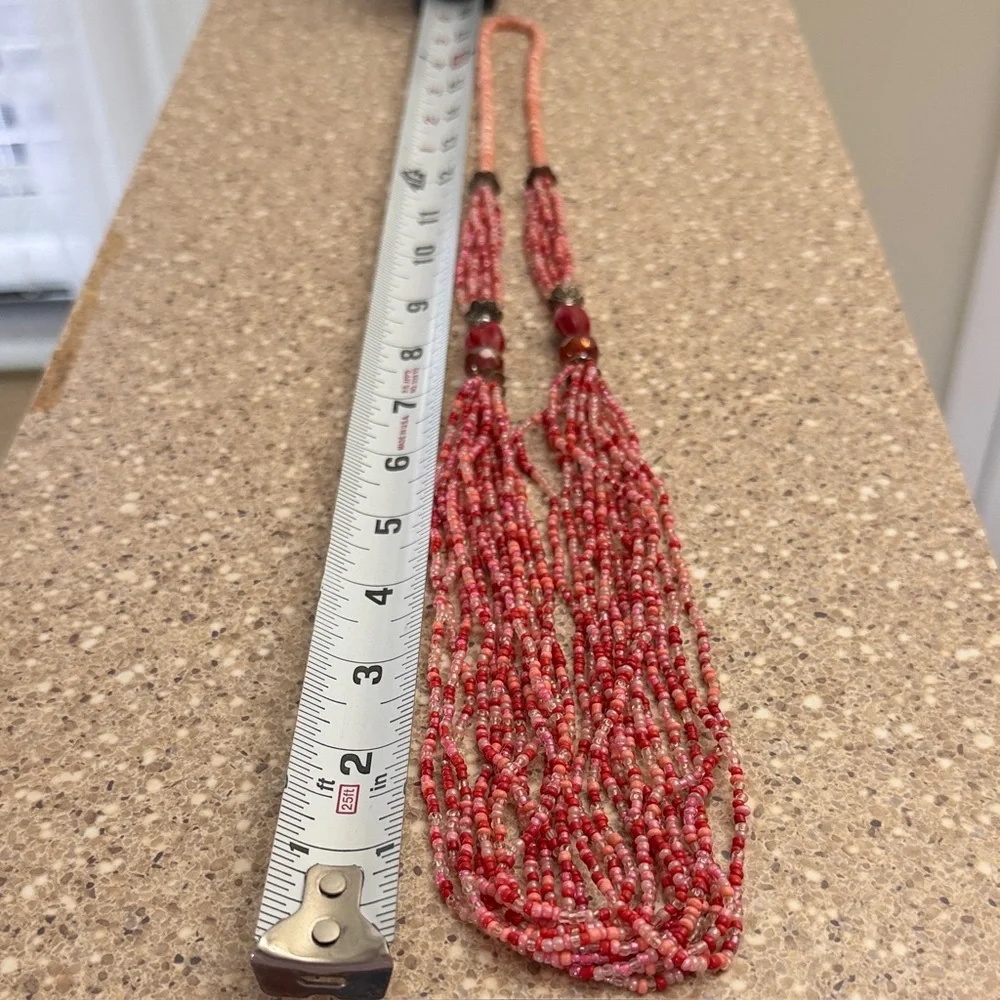 ❤️3 for $15!❤️ Elegant Red Beaded Necklace